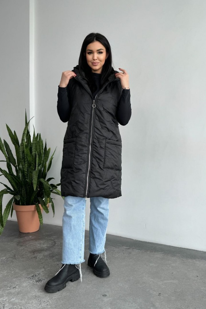 Подовжена жилетка LR-6045A850