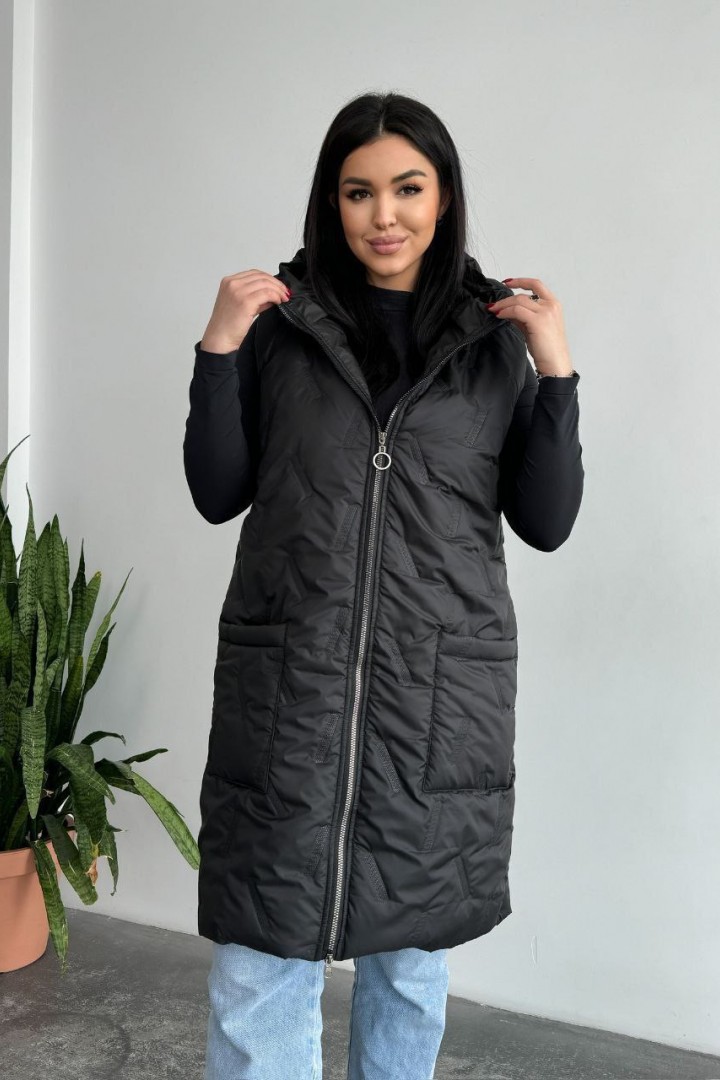 Подовжена жилетка LR-6045A850