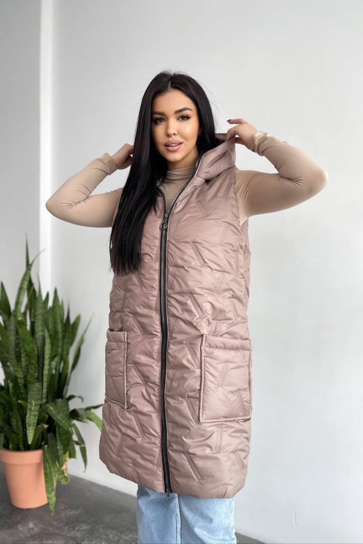 Подовжена жилетка LR-6045A850