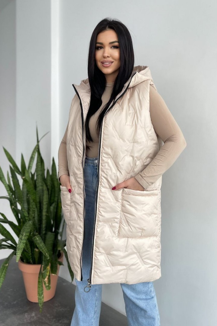 Подовжена жилетка LR-6045A850