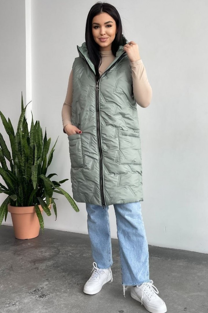 Подовжена жилетка LR-6045A850