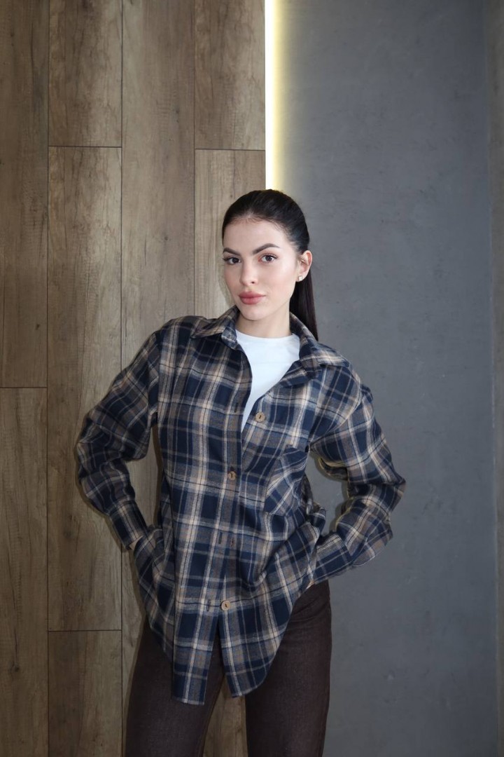 Рубашка фланелевая  AXY-081A480