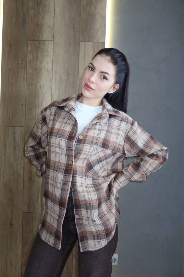 Рубашка фланелевая  AXY-081A480