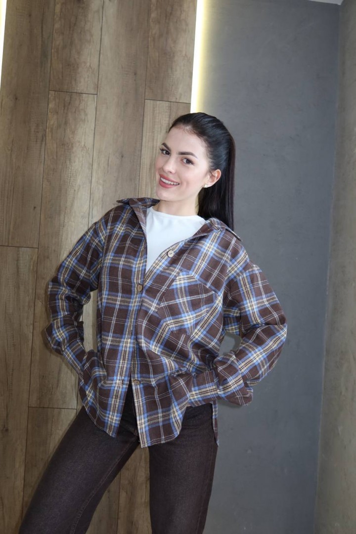 Рубашка фланелевая  AXY-081A480