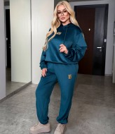 Спортивный костюм женский велюровый  DOL-409A750