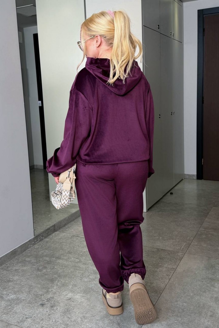 Спортивный костюм женский велюровый  DOL-409A750