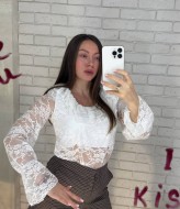 Блузка з гіпюру VSH-027A570