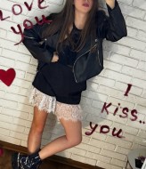 Шорты украшеные гипюром VSH-028A599