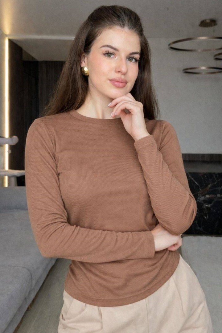 Лонгслив в рубчик VSH-4229A260