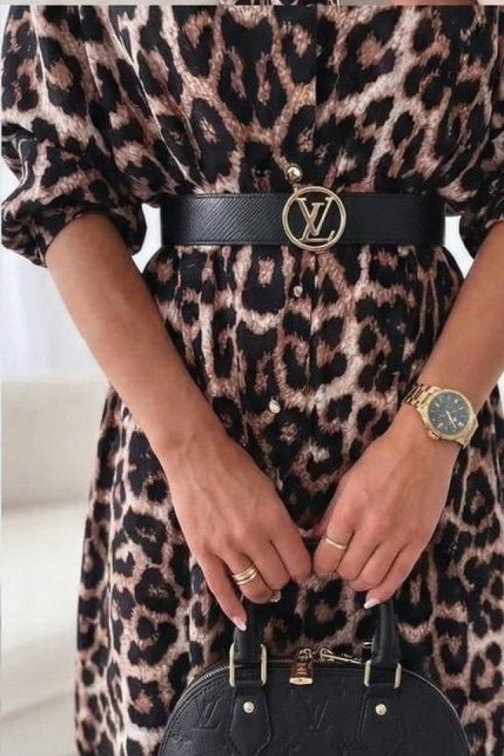 Платье на пуговицах IO-635A550