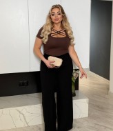 Футболка з цікавим декольте ELR-4032A400