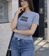 Футболка со стильным накатом MIK-4209A190