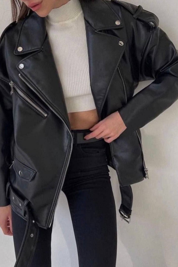 Стильная женская куртка-косуха MIK-2123A590