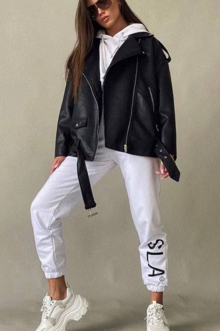 Стильная женская куртка-косуха MIK-2123A590