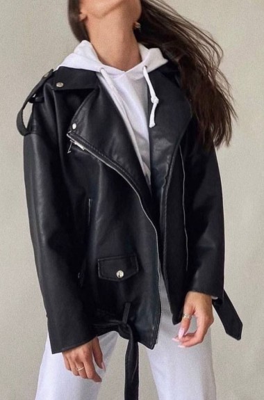 Стильна жіноча куртка-косуха MIK-2123A590 Стильна жіноча куртка-косуха MIK-2123A590