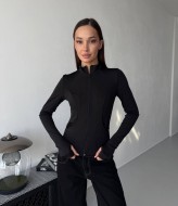 Зручний лонгслів на блискавці MIK-8077A390