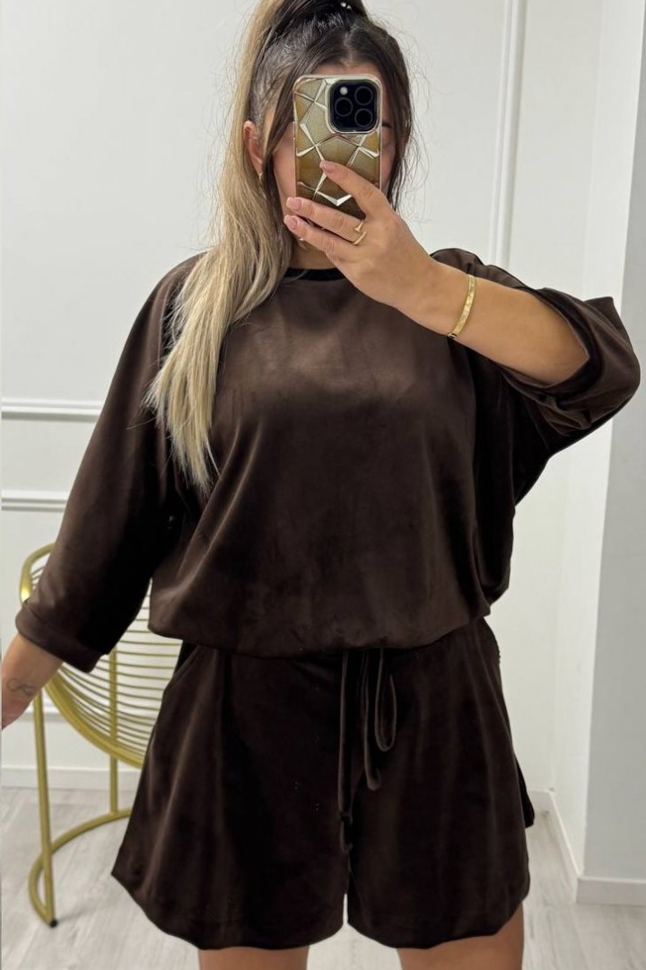 Костюм велюровый домашний XOF-7007A380