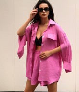 Костюм из льна с шортами LID-504A650