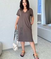 Трикотажное платье летнее  NJ-ELR-1080A550