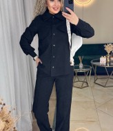 Вельветовый брючный костюм женский  IMMA-310A520