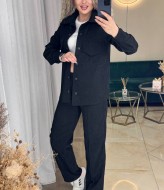 Вельветовый брючный костюм женский  IMMA-310A520