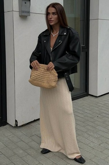 Женская куртка косуха ANN-503A1200