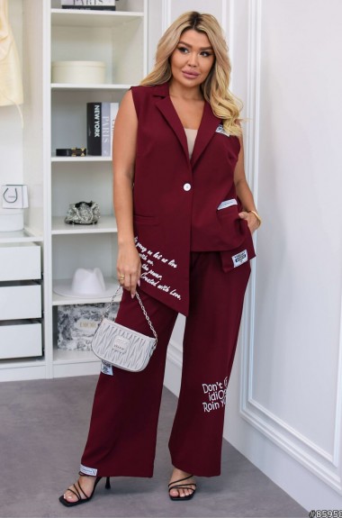 Костюм двойка женский летний VL-1044A700 Костюм двойка женский летний VL-1044A700