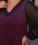 Платье с шифоновыми рукавами BAB-350A440