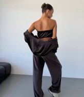 Костюм тройка велюровый женский  ANA-1676A19