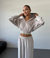 Костюм тройка велюровый женский  ANA-1676A19