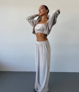 Костюм тройка велюровый женский  ANA-1676A19