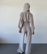 Костюм тройка велюровый женский  ANA-1676A19