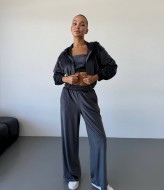 Костюм тройка велюровый женский  ANA-1676A19