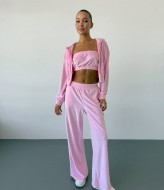 Костюм тройка велюровый женский  ANA-1676A19