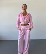 Костюм тройка велюровый женский  ANA-1676A19