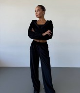 Костюм тройка велюровый женский  ANA-1676A19