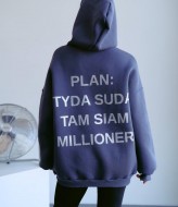 Худи с надписью на спине  ANB-402A700