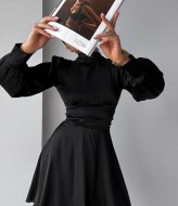 Платье с драпировкой на талии ANM-043A450