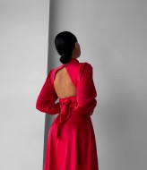 Платье с драпировкой на талии ANM-043A450