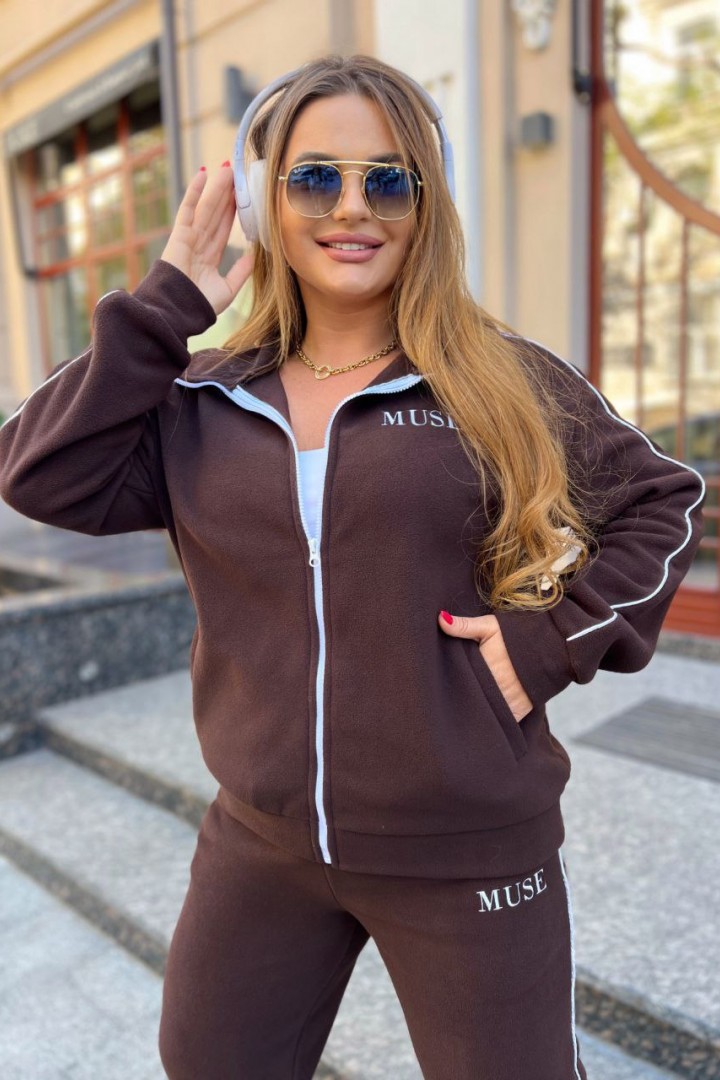 Спортивный флисовый костюм JAV-807.5507A750