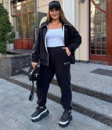 Спортивный флисовый костюм JAV-807.5507A750