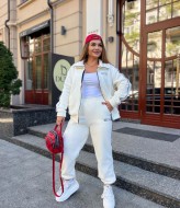 Спортивный флисовый костюм JAV-807.5507A750