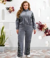 Велюровый костюм женский спортивный  LZ-L936A760