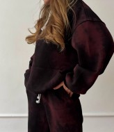 Костюм спортивный женский на флисе  EST-5971A1180