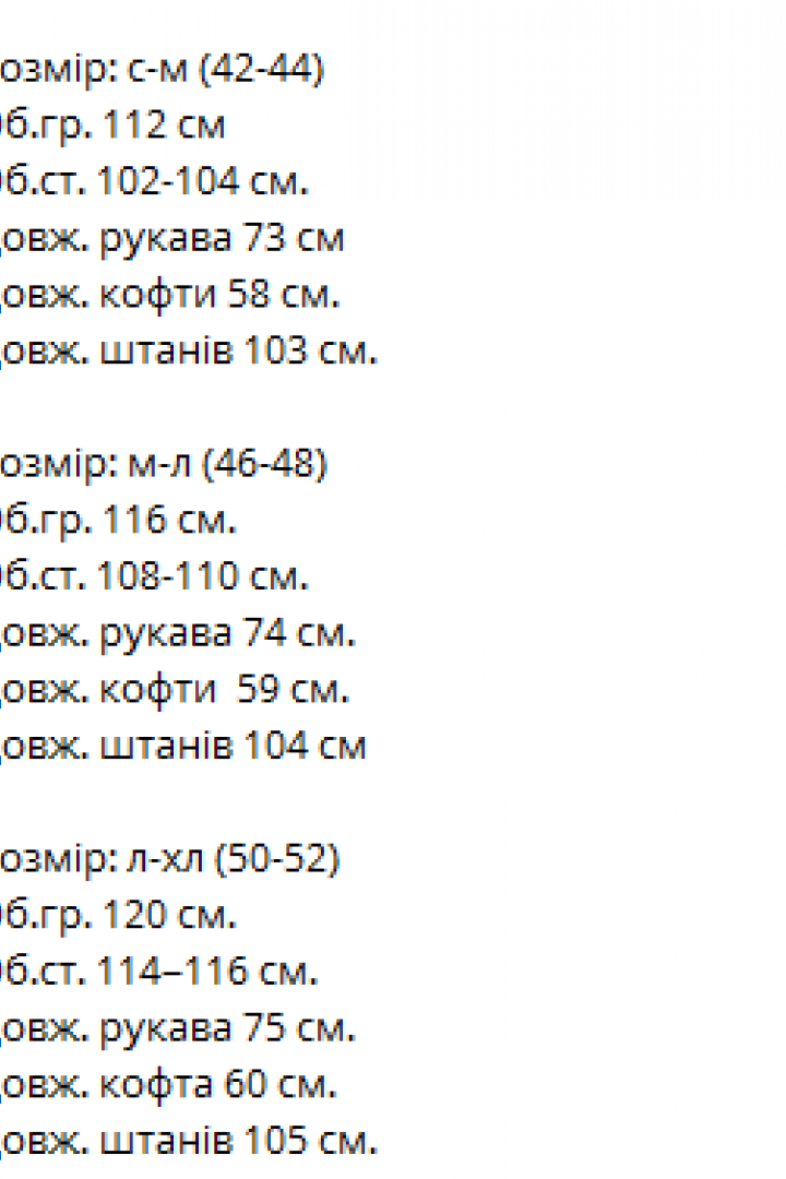 Флісовий спортивний костюм VM-10549A620