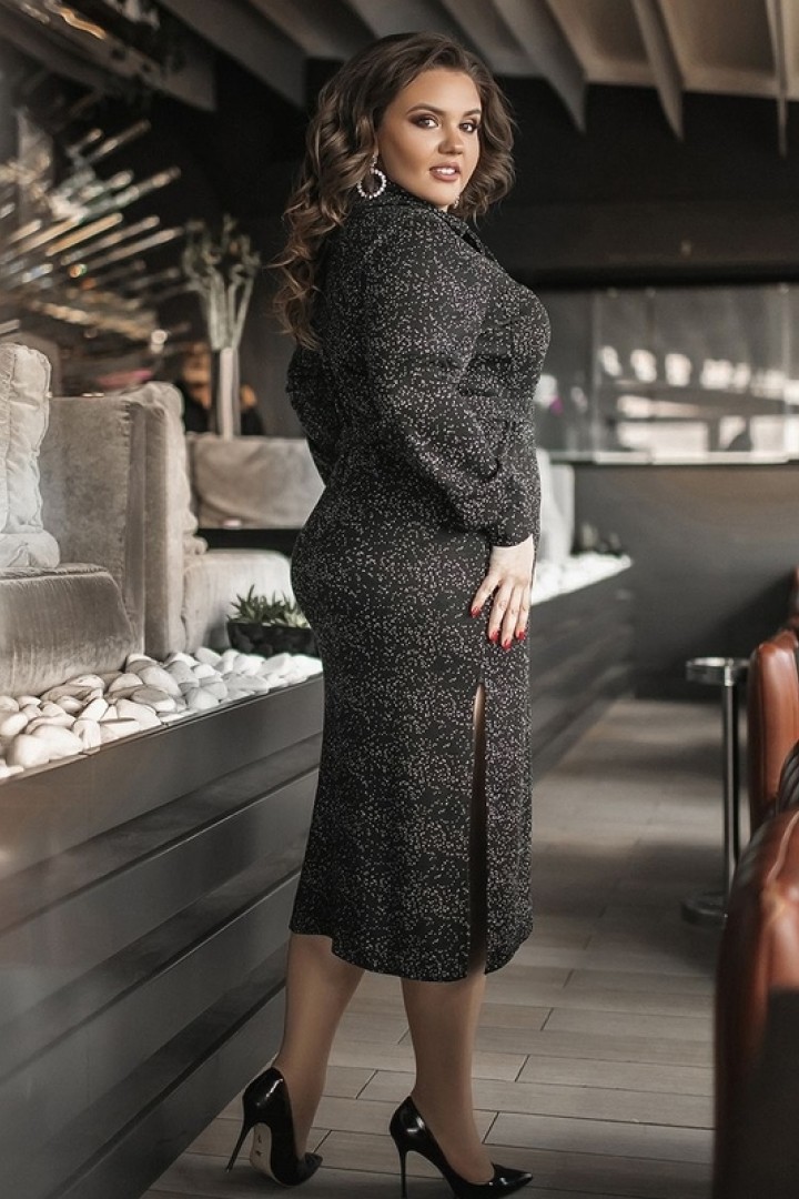Женское шерстяное платье YM-5061A28B29