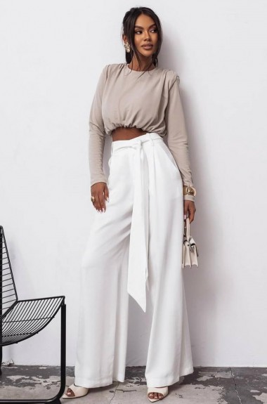 Широкие брюки с поясом DMP-A7200A330