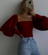 Блузка с широкими рукавами DMP-A049A300