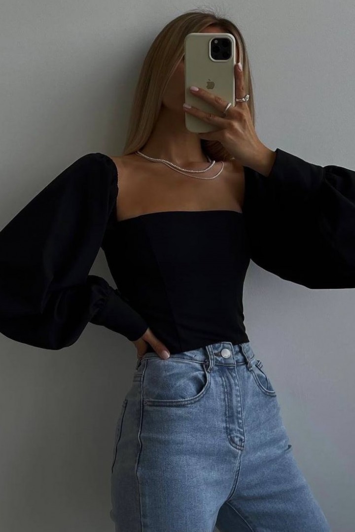 Блузка с широкими рукавами DMP-A049A300