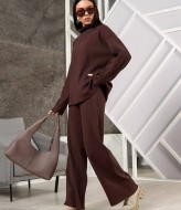 Тёплый брючный костюм из ангоры IMMA-424A630